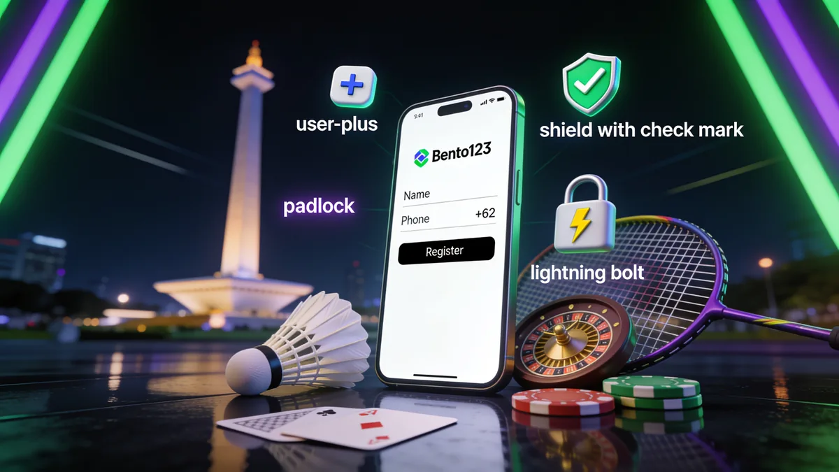 bento123 di Indonesia — Cara Mendaftar di BENTO123
